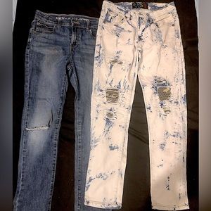 2 Pairs Boy Jeans size (12r)